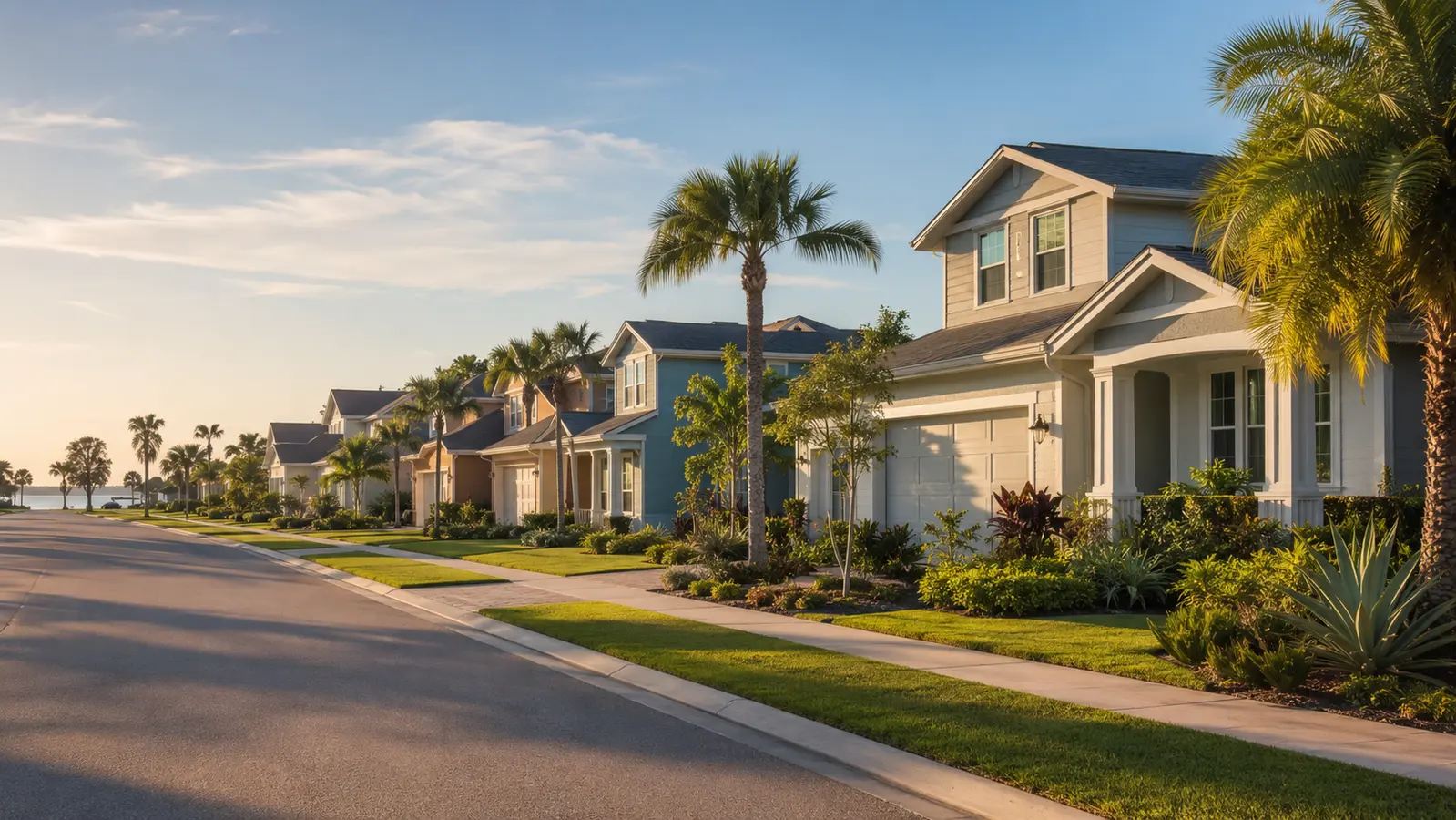 Original fictional Florida master-planned neighborhood